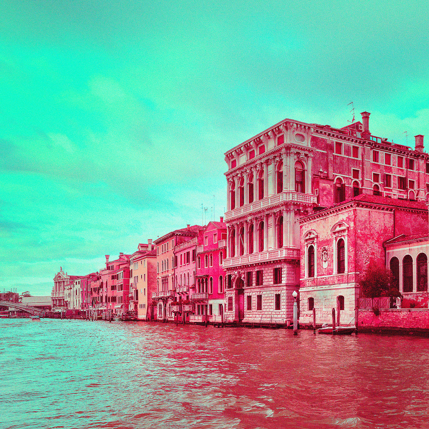WATERWAY is the colored image for the alternative process. The location is Venice, ITALY.
