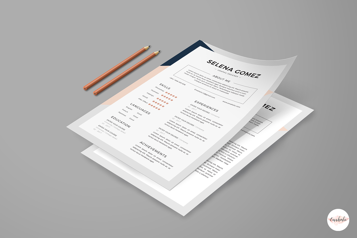 CV template resume template CV Resume beautiful cv cv design resume design creative CV