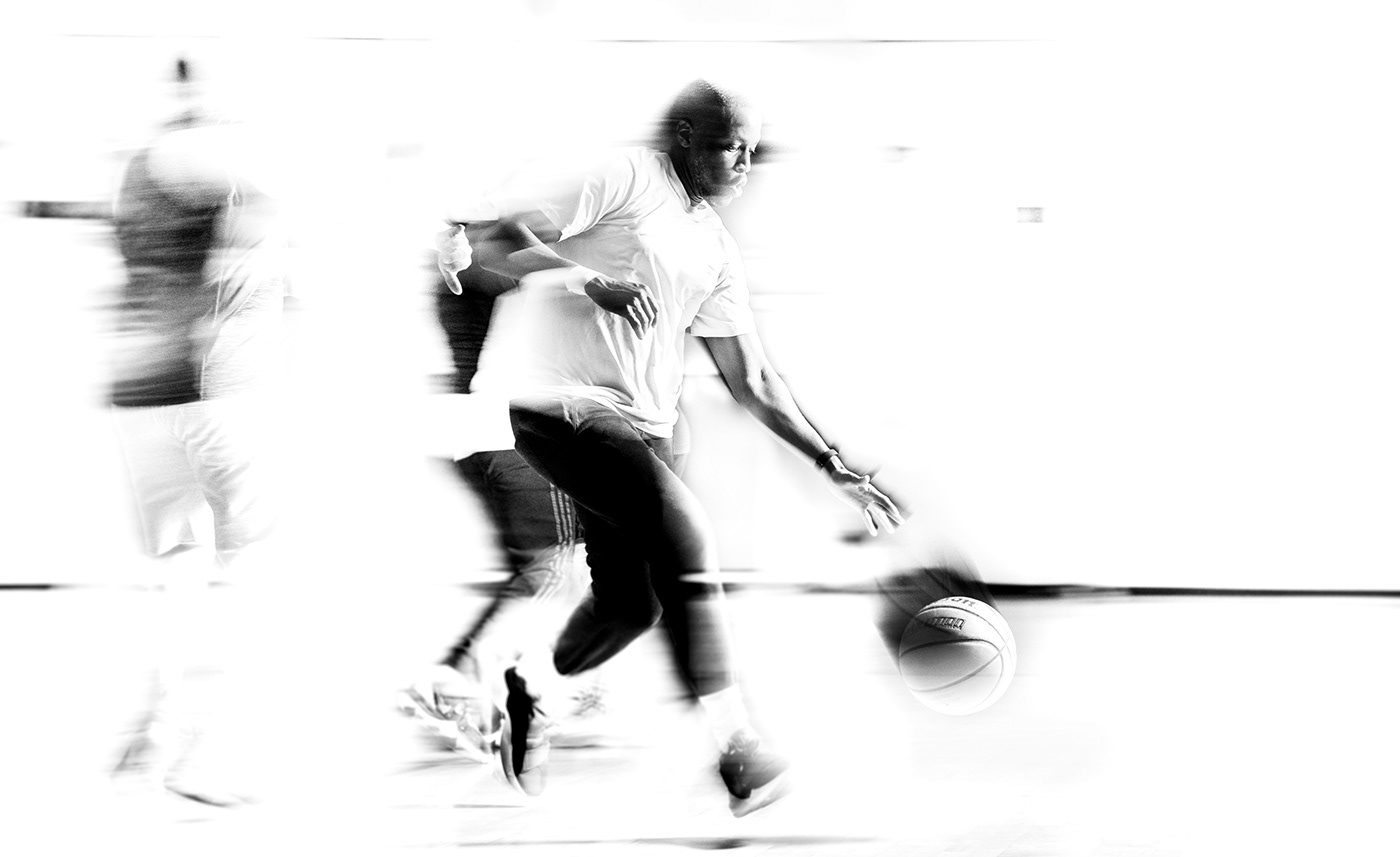 athlete athletic basketball black and white motion slow shutter sport sports