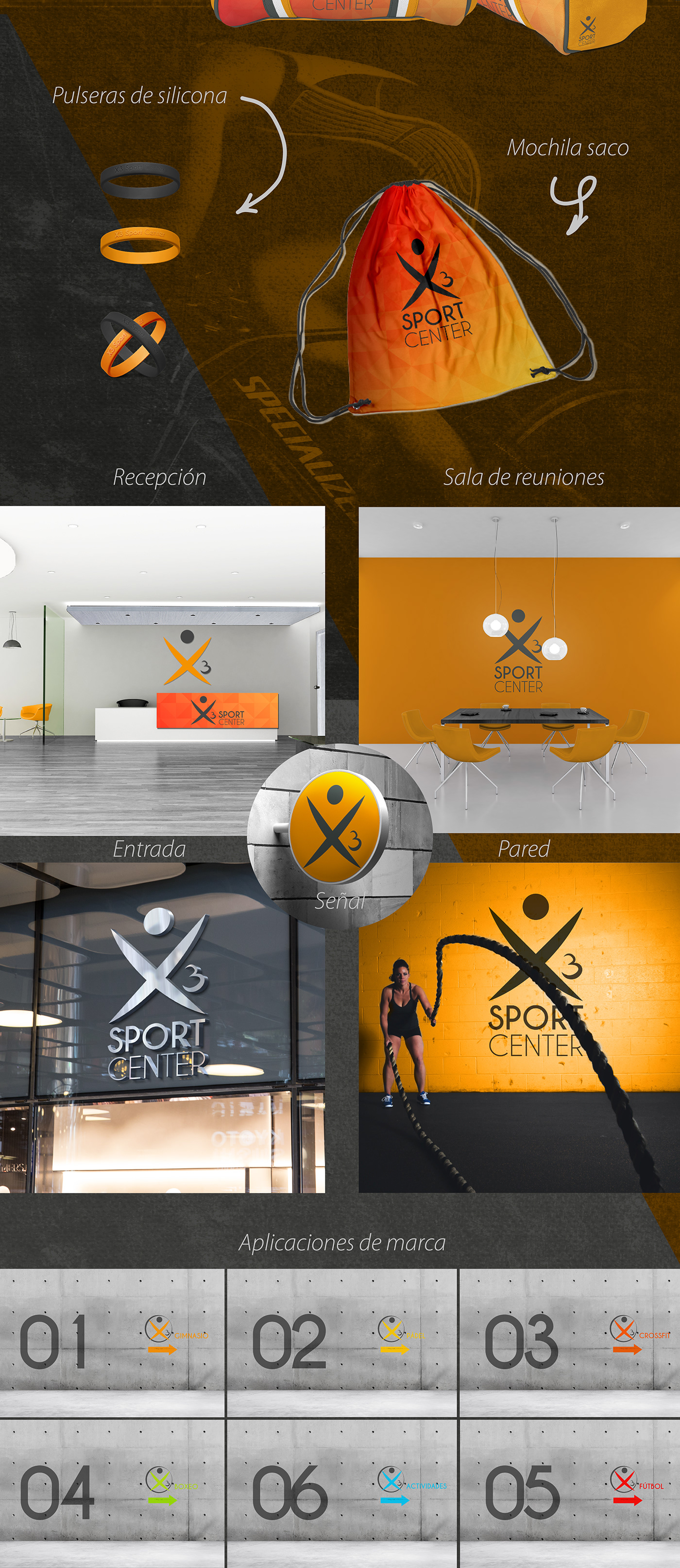 branding  Identidad Corporativa identidad visual brand marca gimnasio gym animacion de logotipo Logotipo animation 
