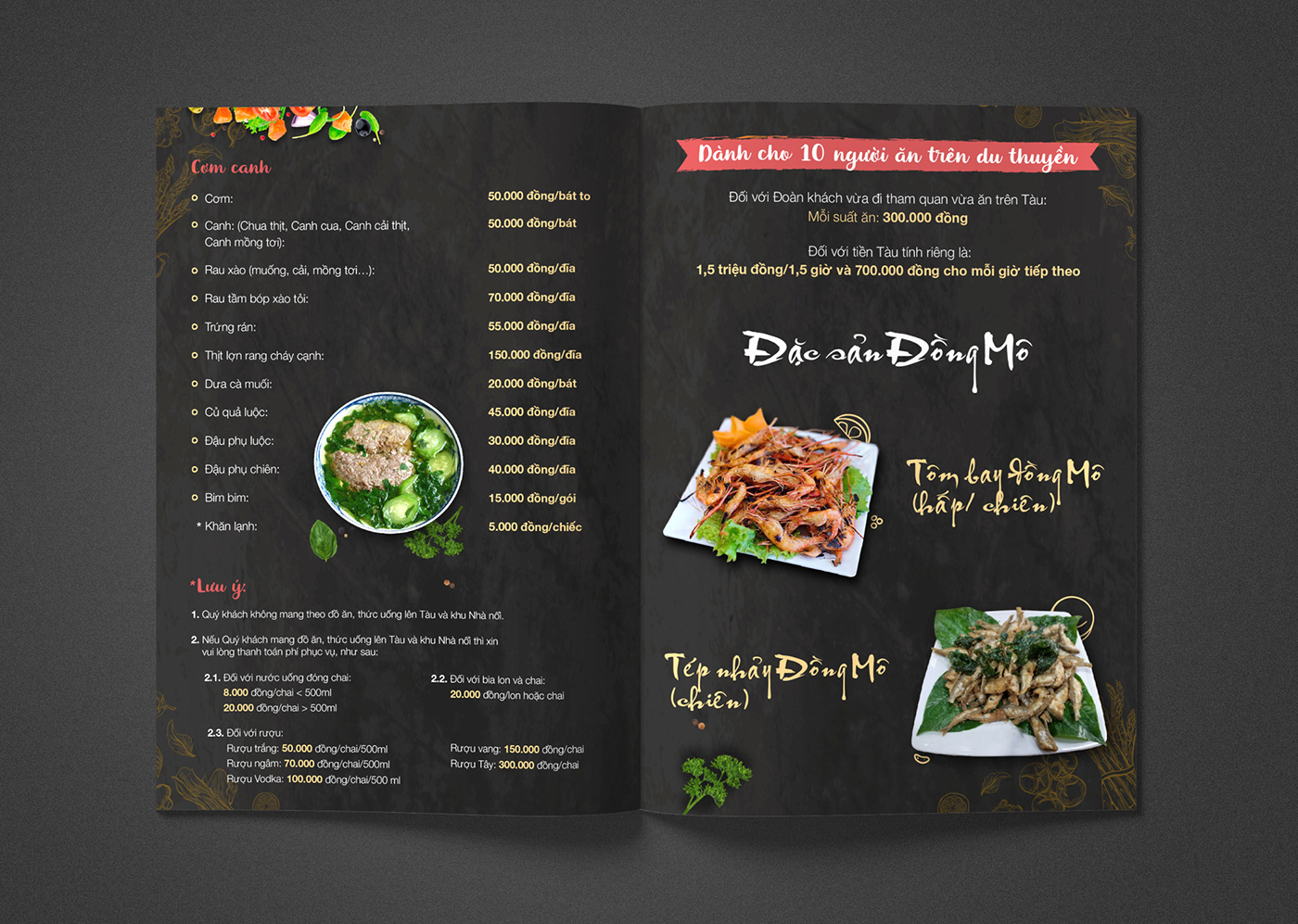 restaurant menu food menu menu design