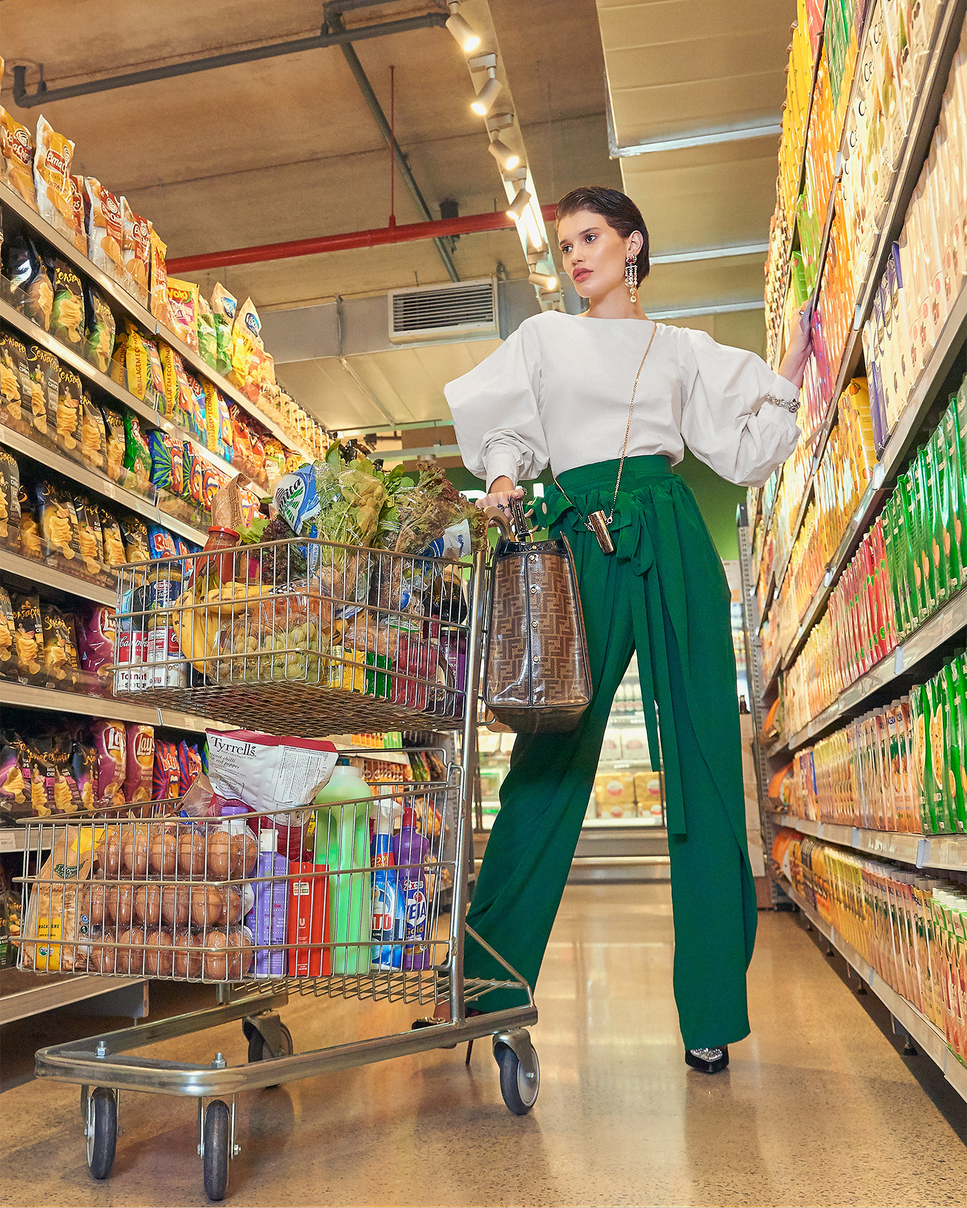 fashion story editorial retouching  Food  Supermarket supermercado