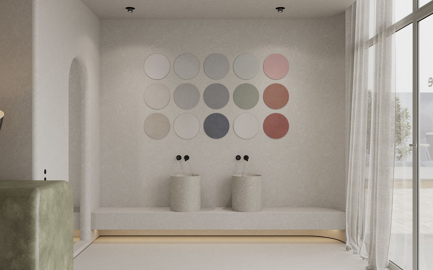 industrial design  showroom Office design visualization interior design  3ds max modern archviz corona