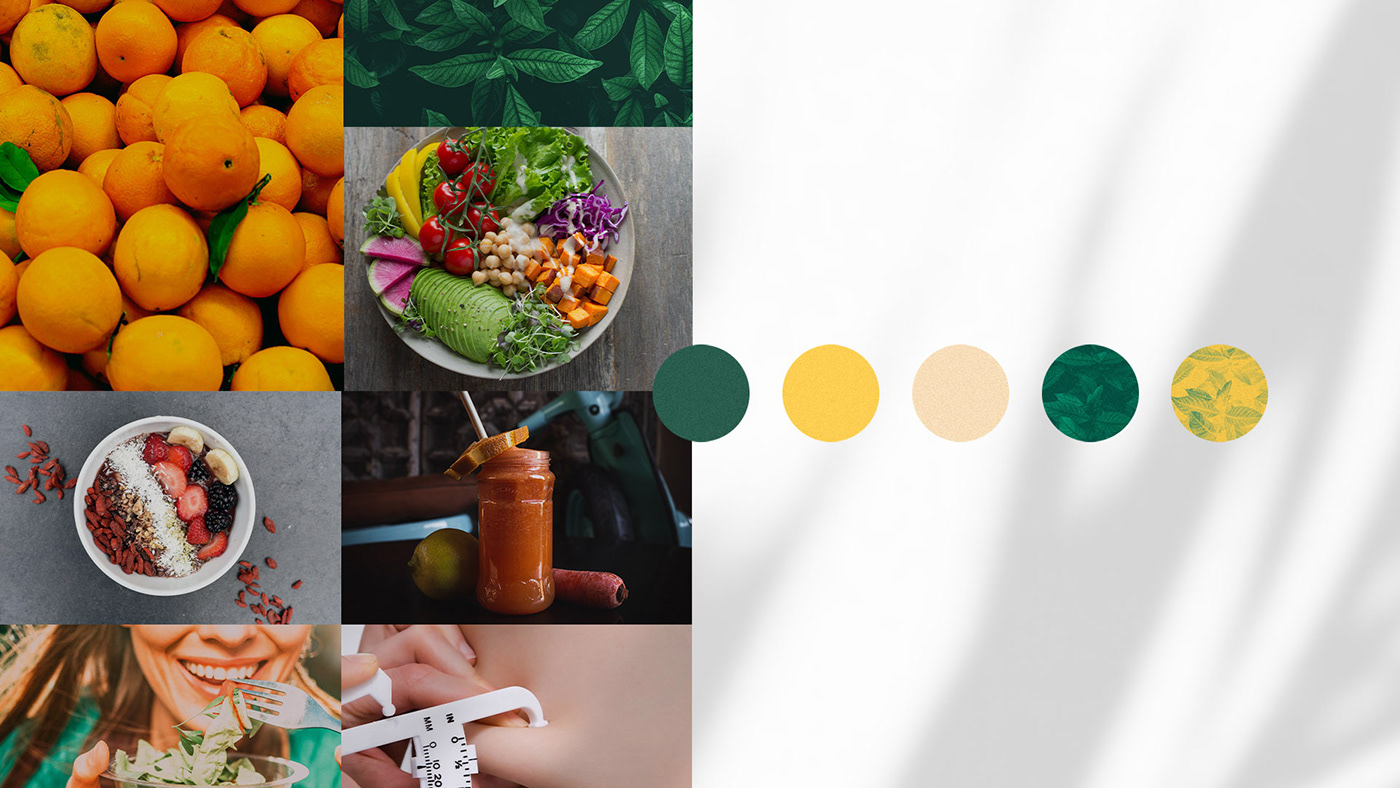 alimentação branding  identidade visual logo nutricionista nutritionist saúde visual identity