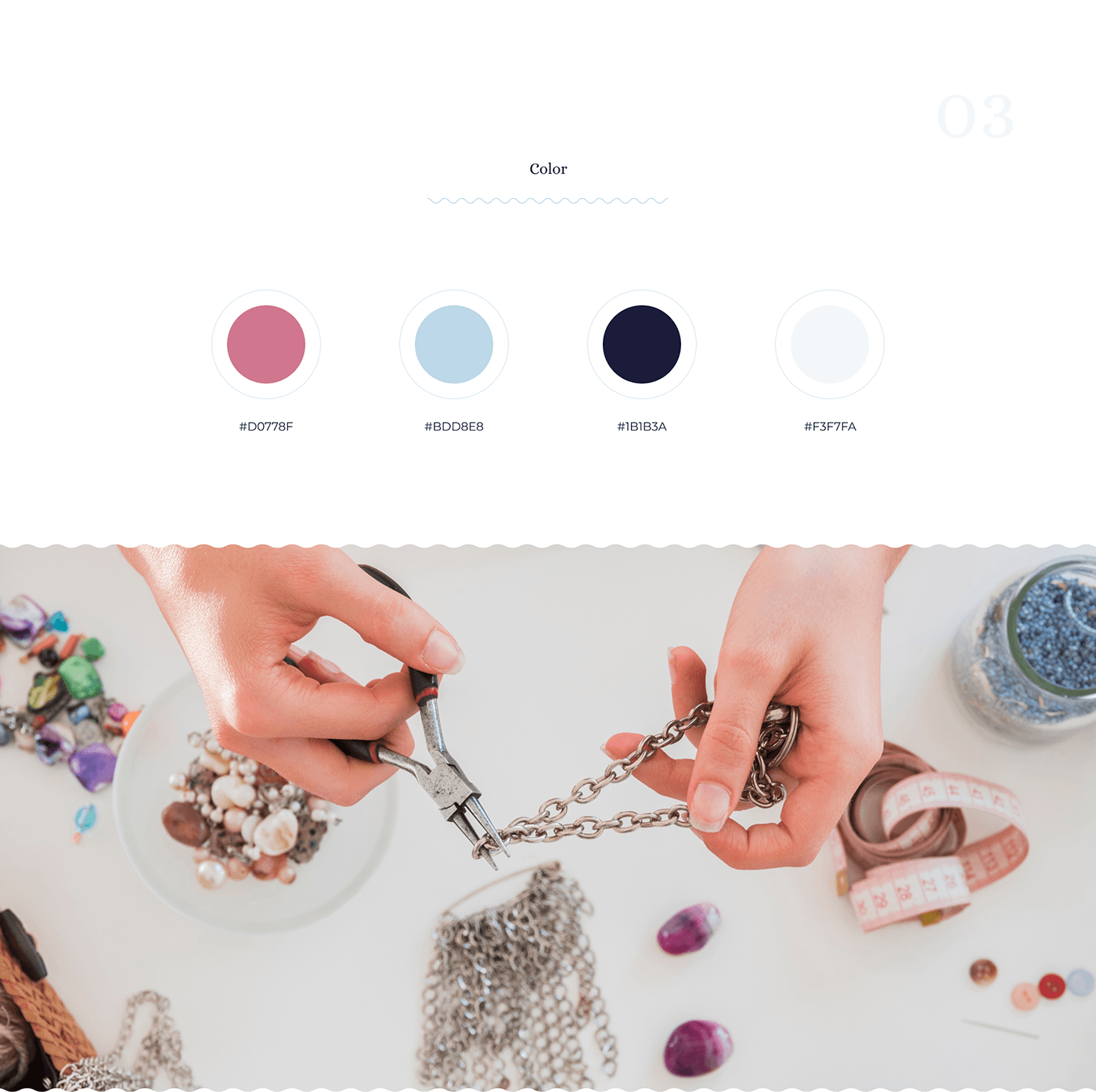 beads Ecommerce handwork Responsive shop store UI ux Webdesign Website