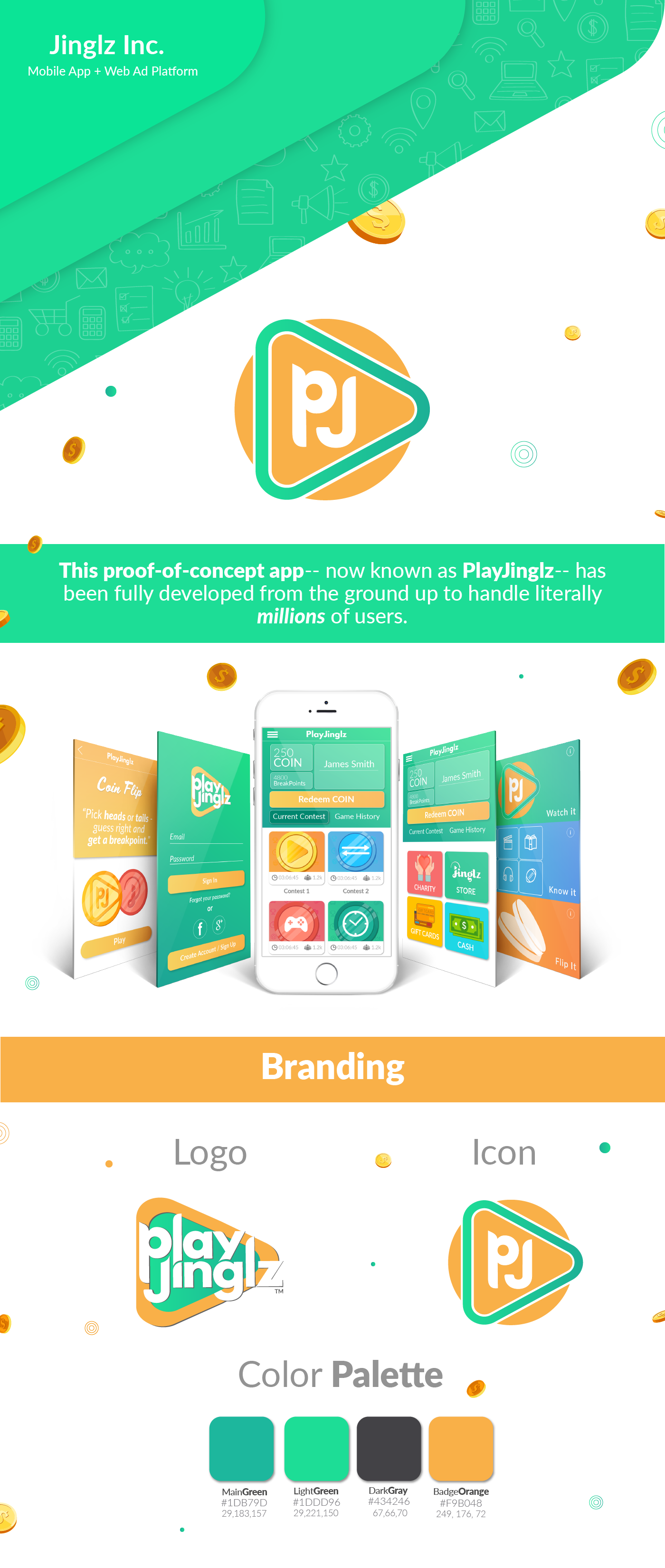 UI ux Mobile app branding  ads interaction