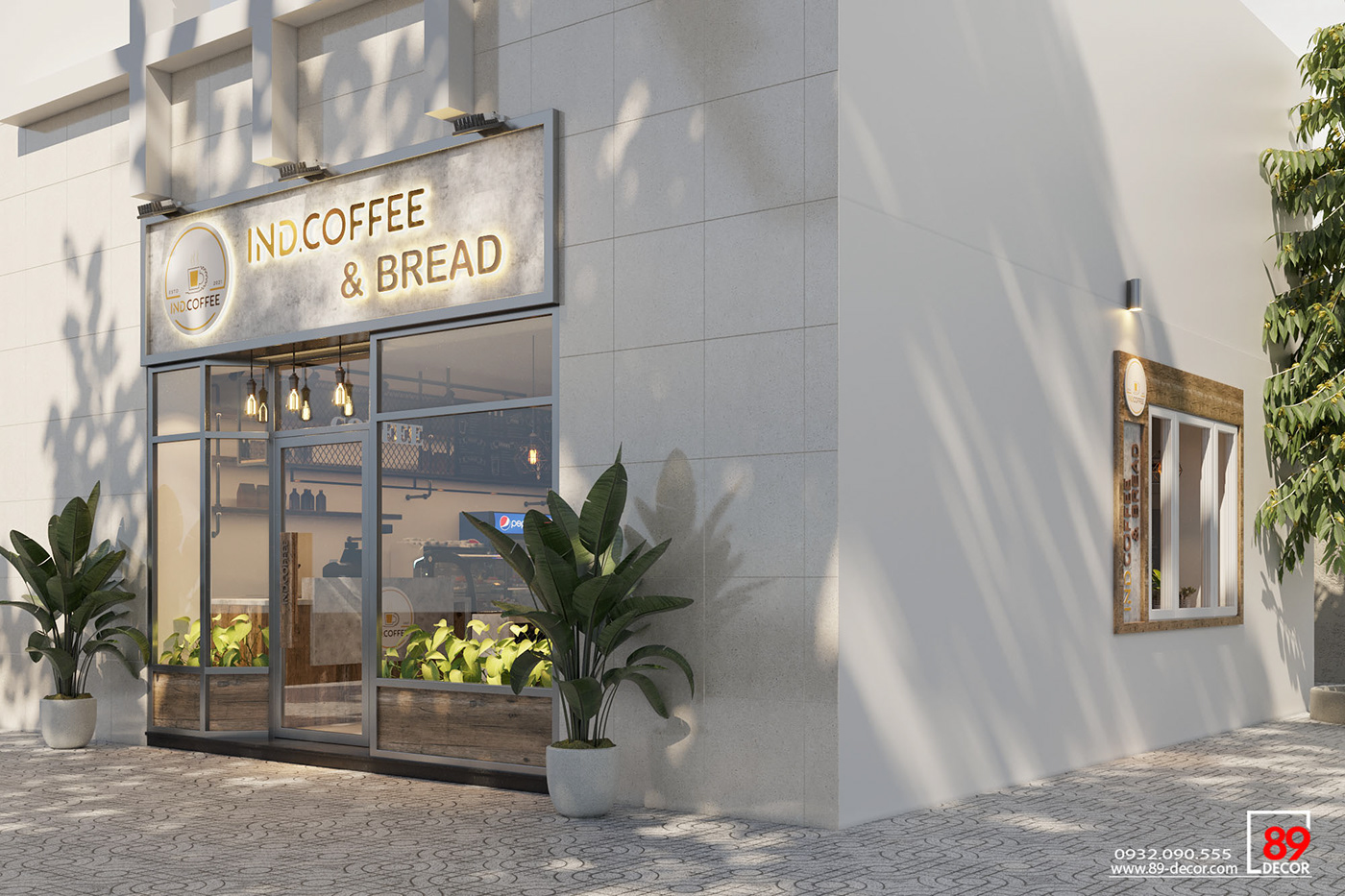 Coffee coffee shop industrial design 