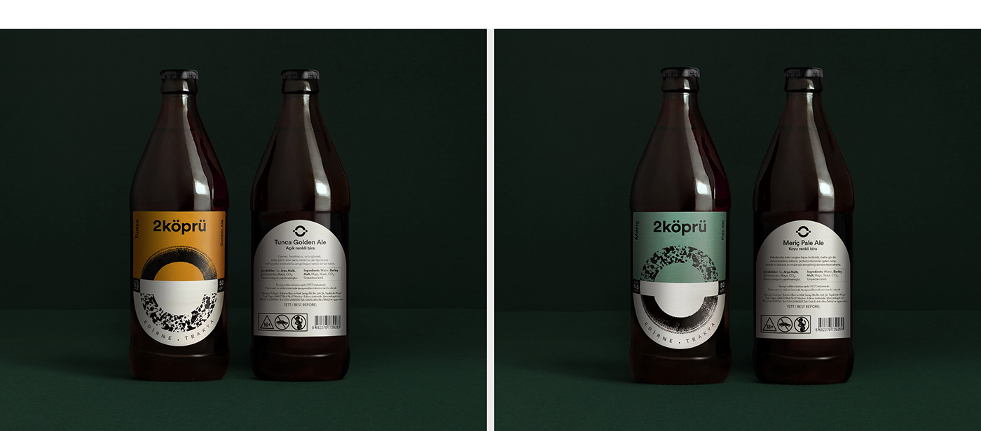 beer branding  brewery craft design handmade Label Packaging vintage watercolour