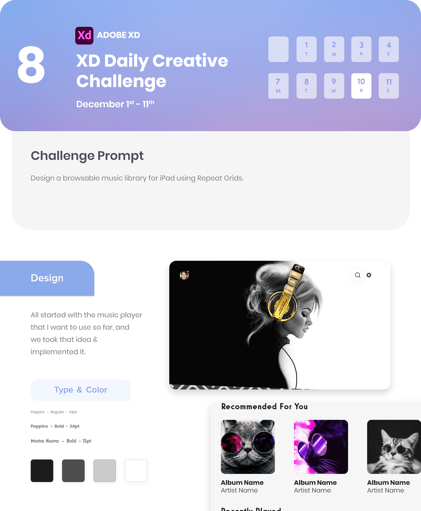 Adobe XD challenge creative Interface Mobile UI UI/UX Website XDdailycreativechallege