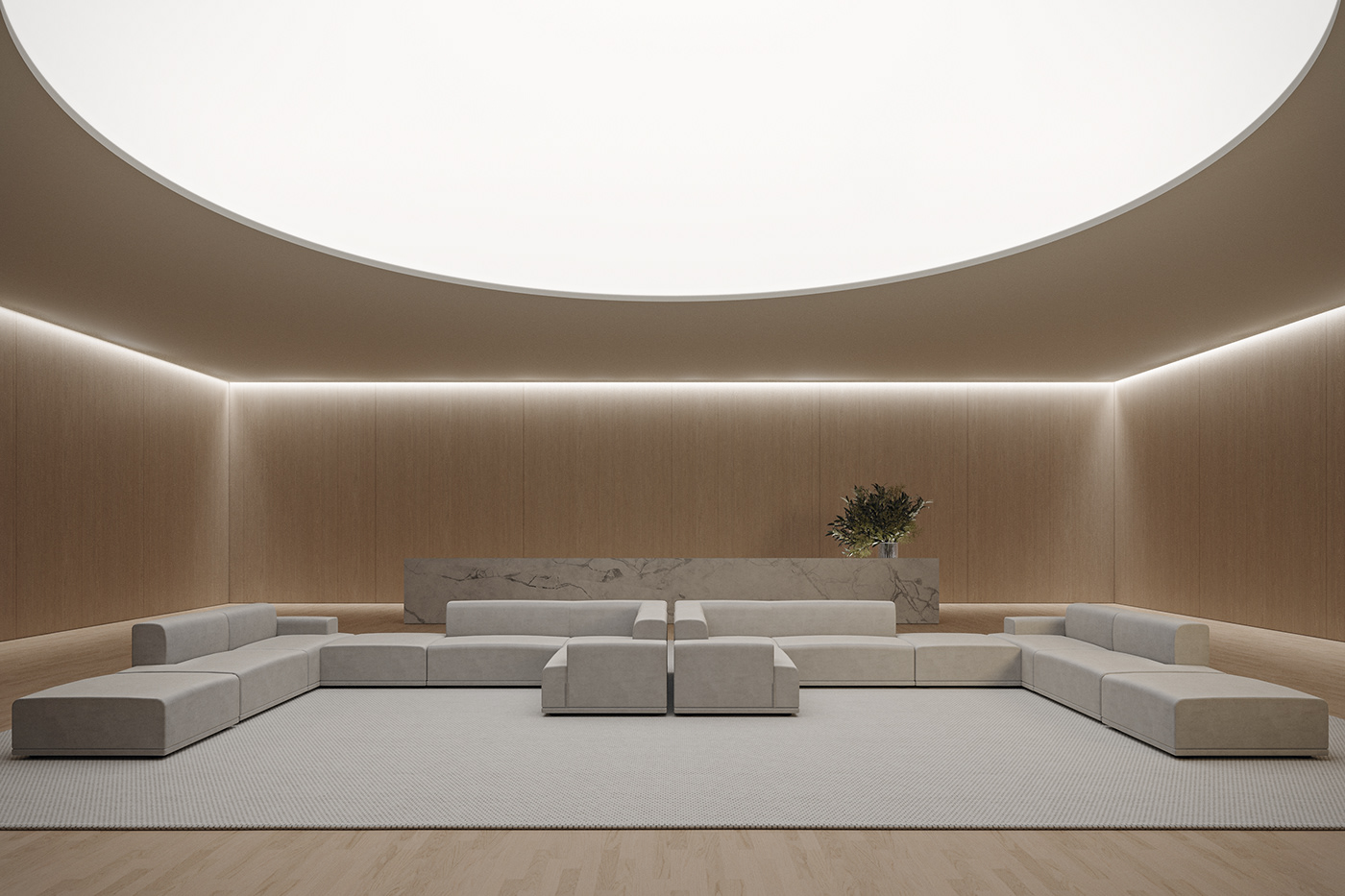 3D archviz CGI hotel indoor