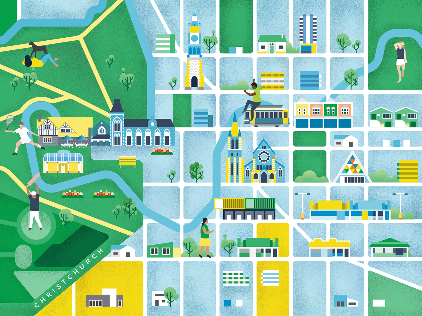 map graphic Australia New Zealand city Icon texture flat vector infographic