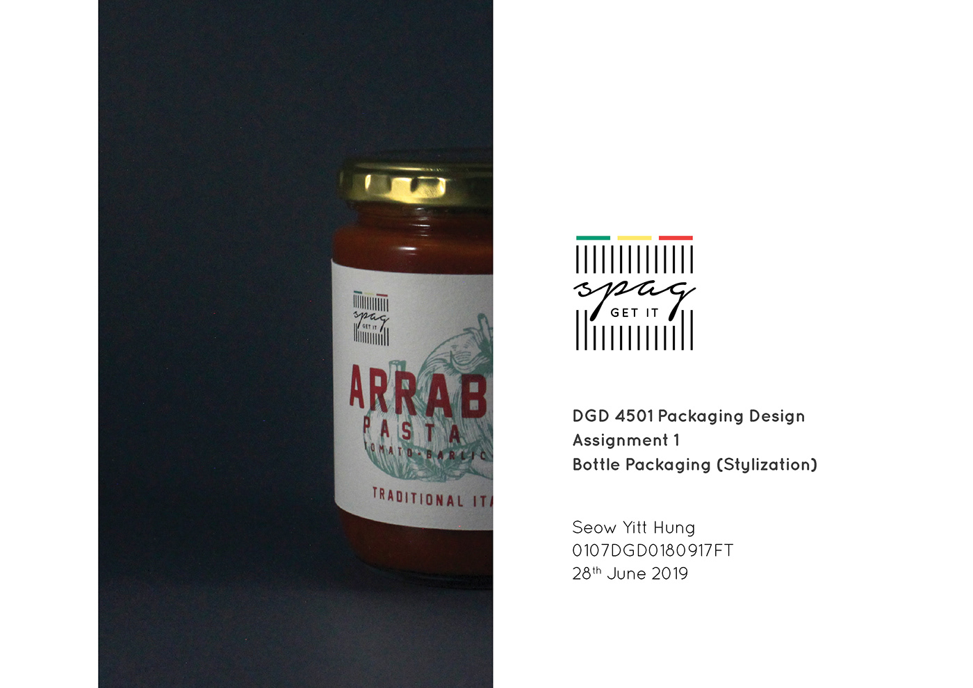 graphic design  design packaging design bottle packaging label design pasta sauce spaghetti Proposal publication spag