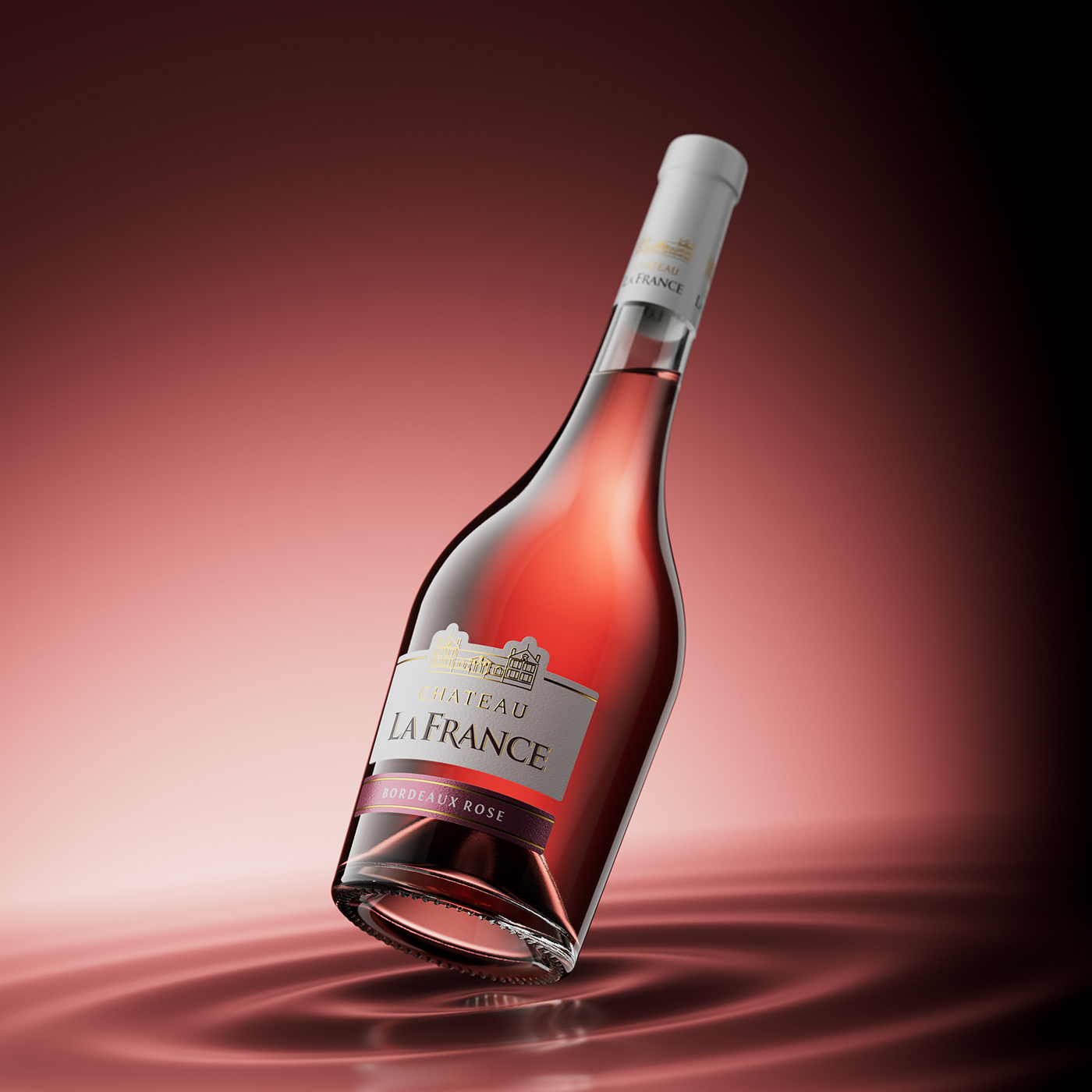 product design  CGI Packaging visual identity brand 3D visualization wine label packaging design bottle