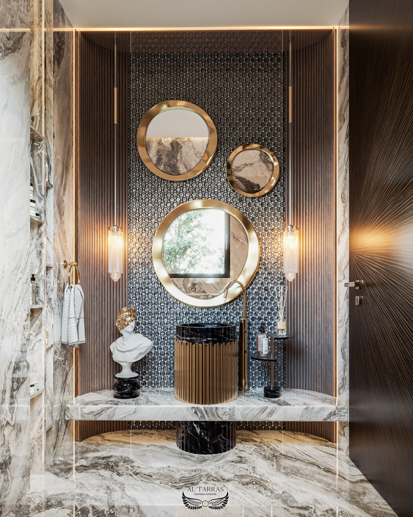 architecture archviz bathroom CGI corona Interior interior design  luxury Render visualization