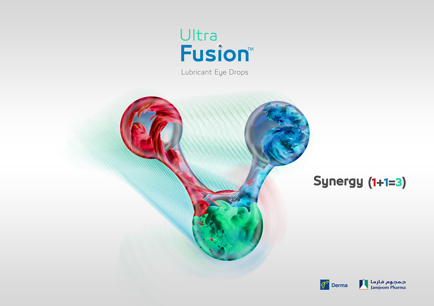 advertisement concept eye drop Health healthcare medical medicine synergy Ultra Fusion visual design