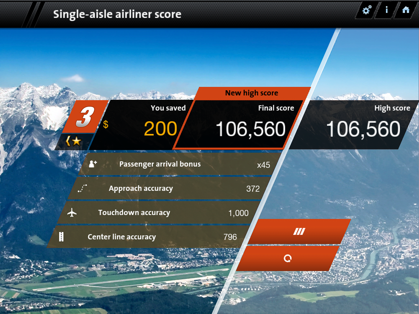 Flight SIM iphone iPad app mobile Aerospace gamification game