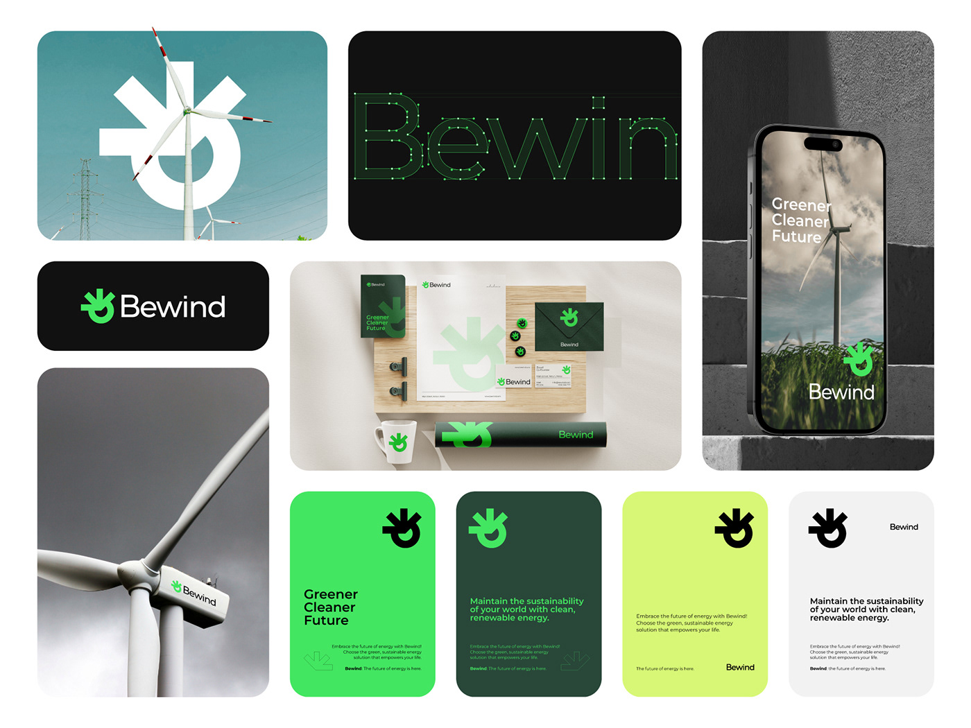 Brand Design renewable High Tech Logo Technology Logo Design visual identity brand guidelines