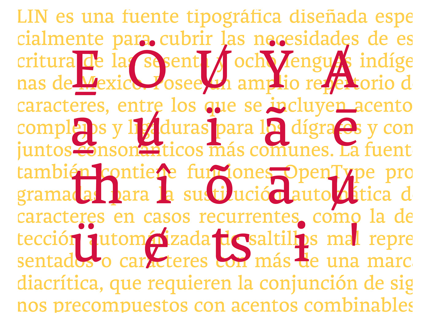 fuente INALI Indigenas indigenous languages lenguas indigenas mexico nahuatl tipografia type design Typeface