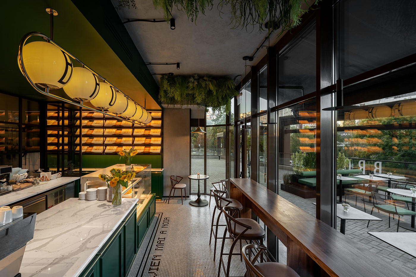 hospitality design interior design  Cafe design cafe interior bakery