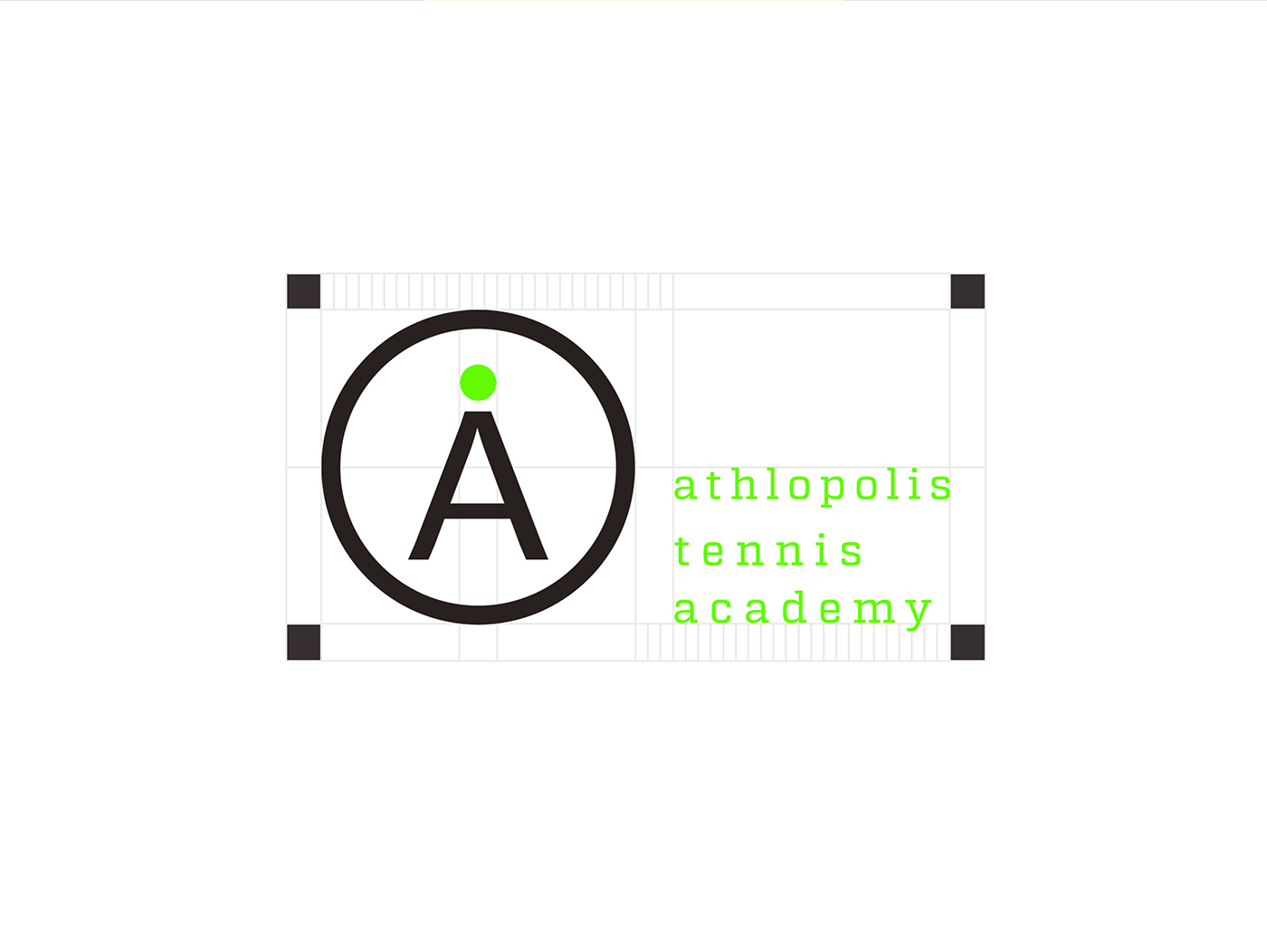 brand tennis logo academy athletes children minimal brand identity Logo Design