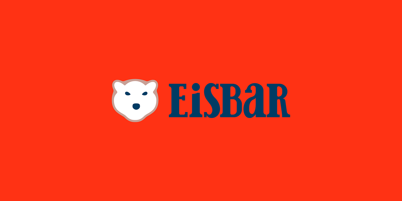 identidade bar identity visual identity Logotype type design typography   lettering eisbar logo