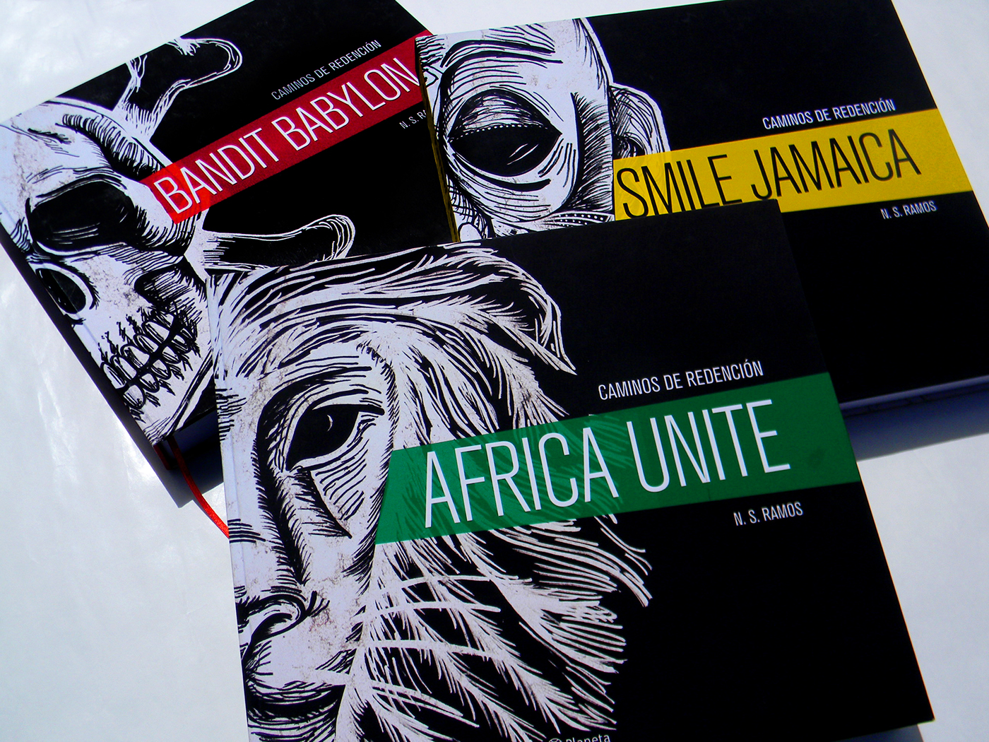 Rastafarismo Diseño editorial colección ilustration handmade libros africa unite smile jamaica bandit babylon