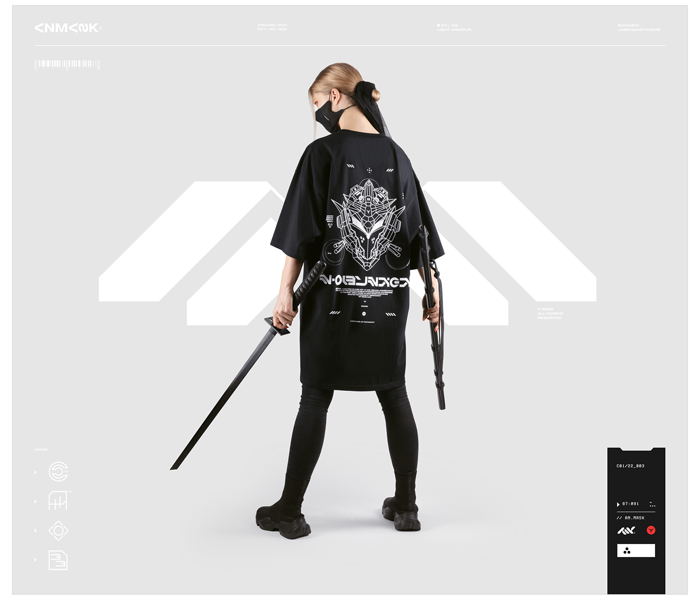 apparel branding  Clothing Cyberpunk Dystopia Fashion  fashion design futuristic sci-fi t-shirt