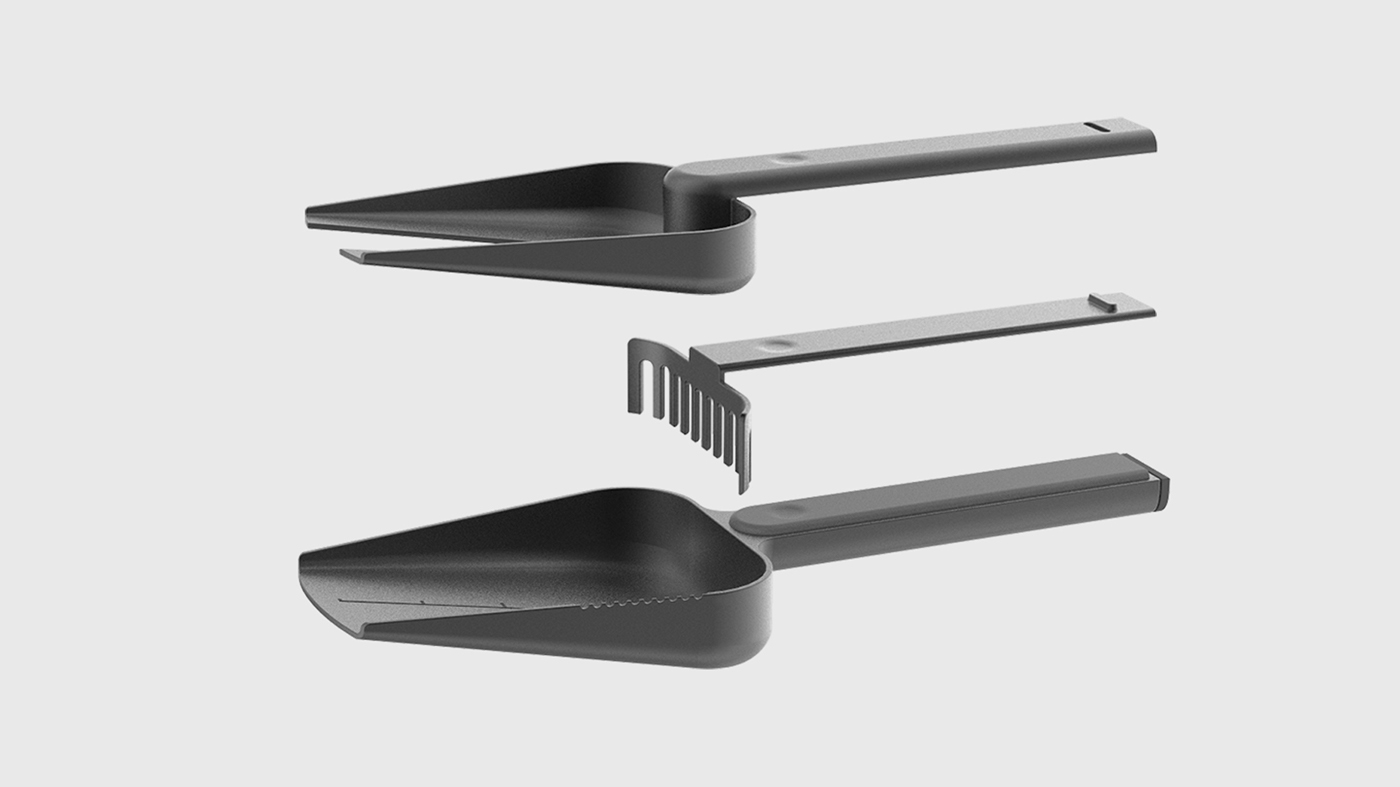 Hyundai gardening tools watering can modern farming shovel design Pop-up store Space design Exhibition Design 