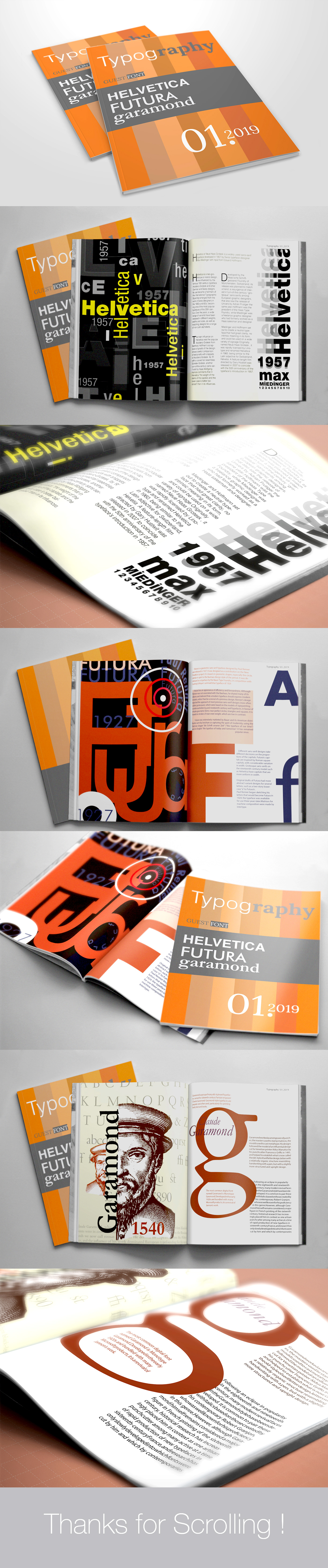 typography   helvetica Futura Garamond magazine journal design colour magazine insp inspiration