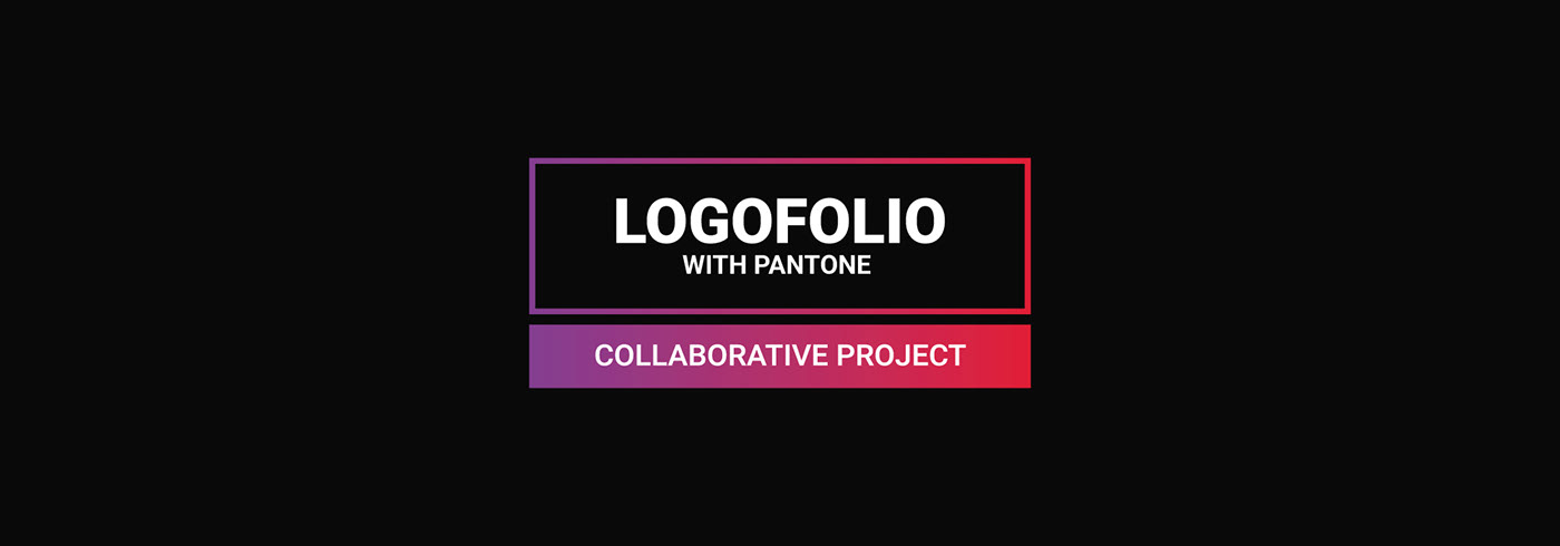 logo design logofolio pantone Collaborative project colors brand graphic design  creative Behance