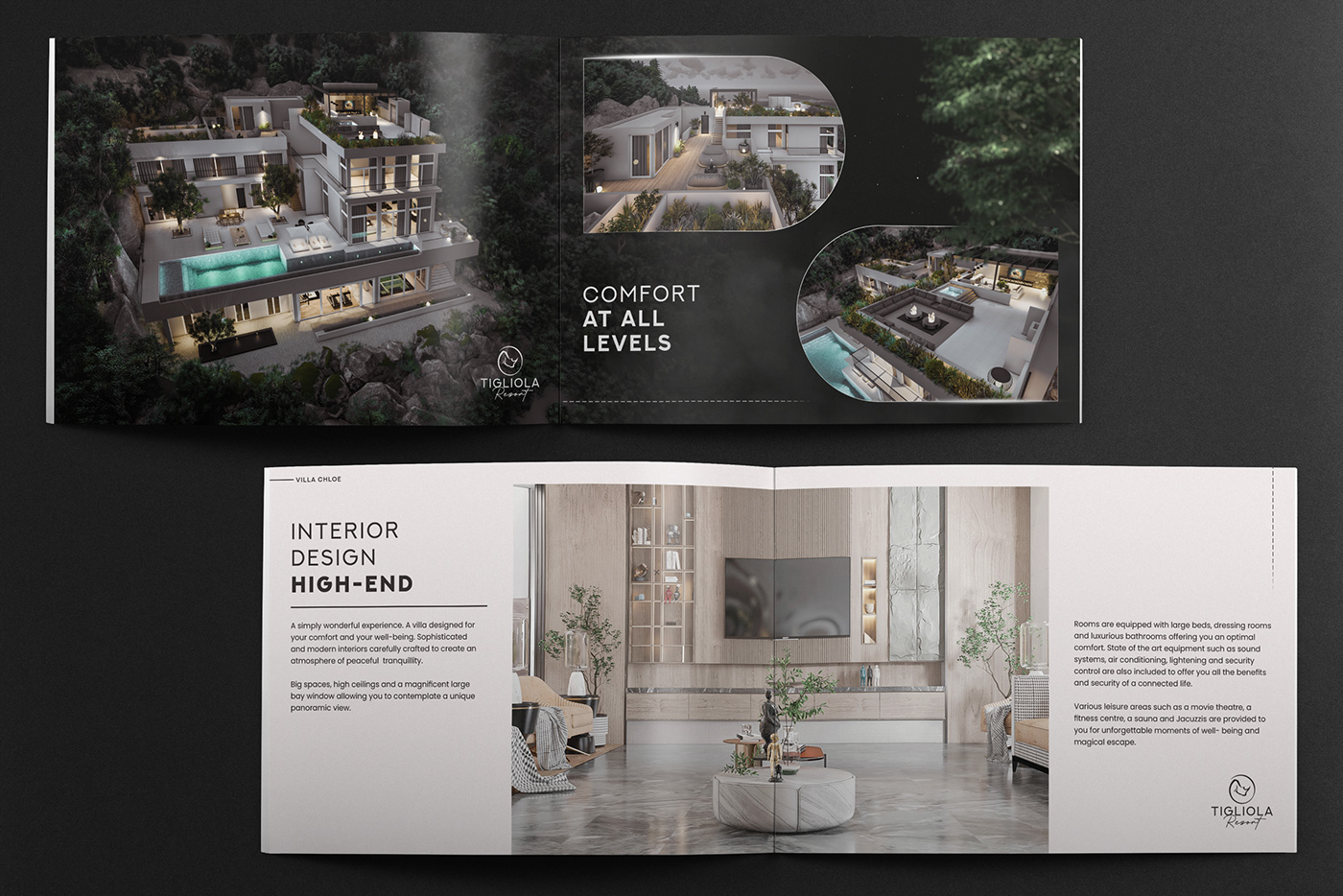brochure catalog Layout book editorial print InDesign graphic design  3d architecture 3D Visualization