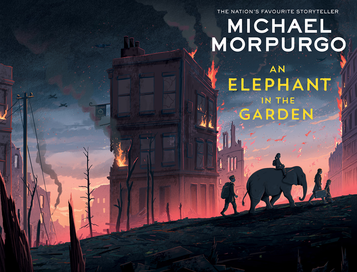 elephant fiction childrens books book illustration war story