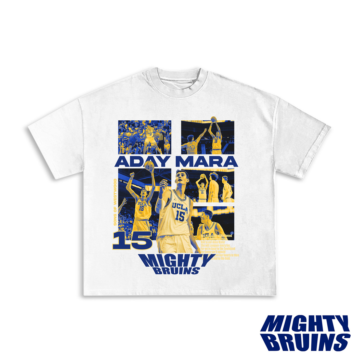 UCLA Bruins ucla basketball merchandise apparel Clothing design Graphic Designer Collection t shirt design