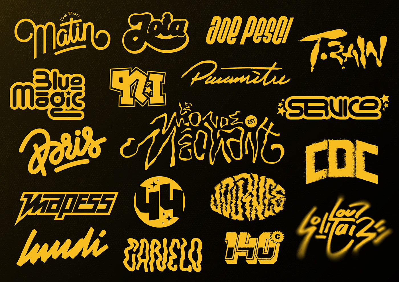 Graffiti lettering music rap texture Typographie typography  
