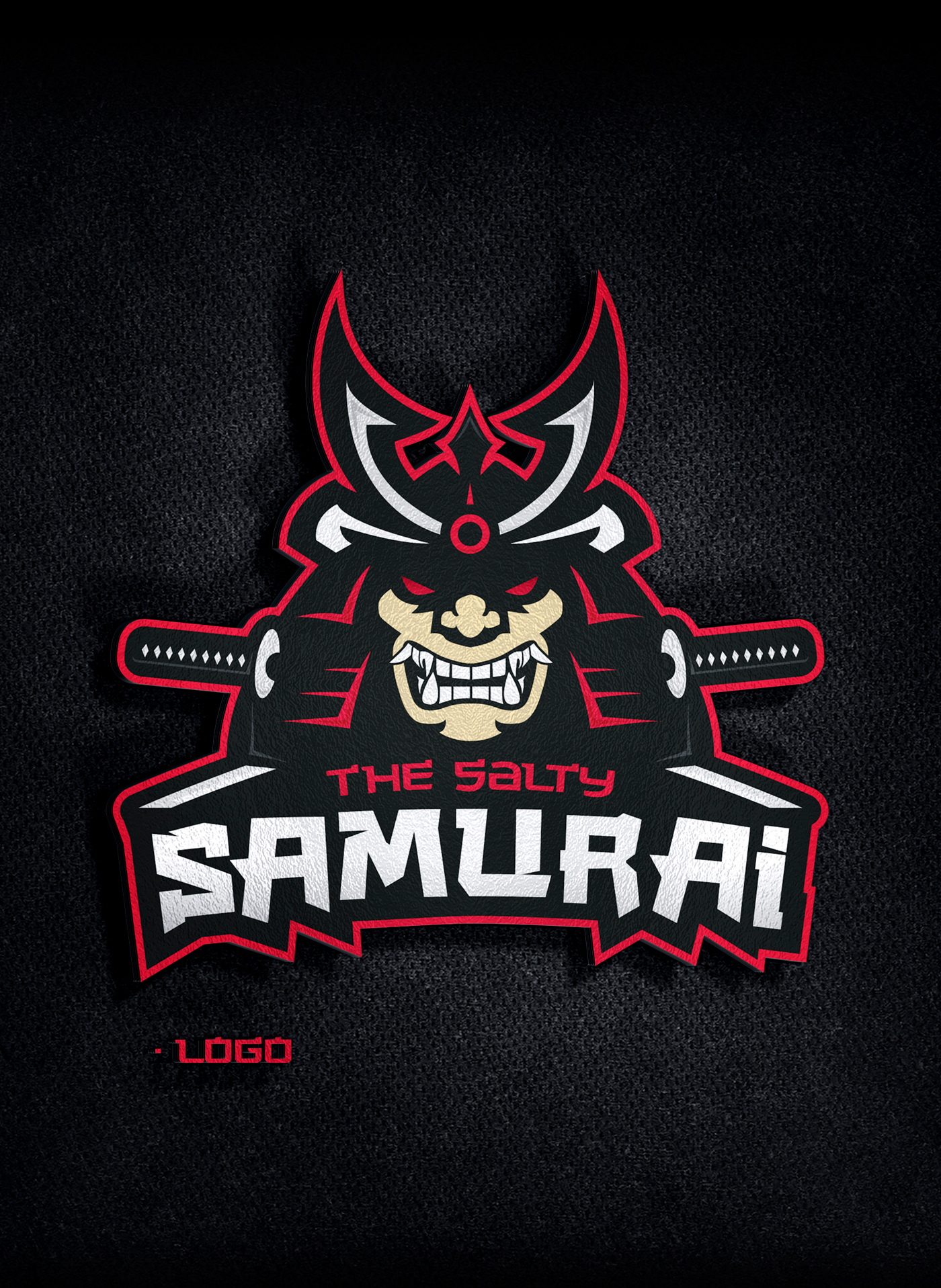 graphic design branding  samurai logo