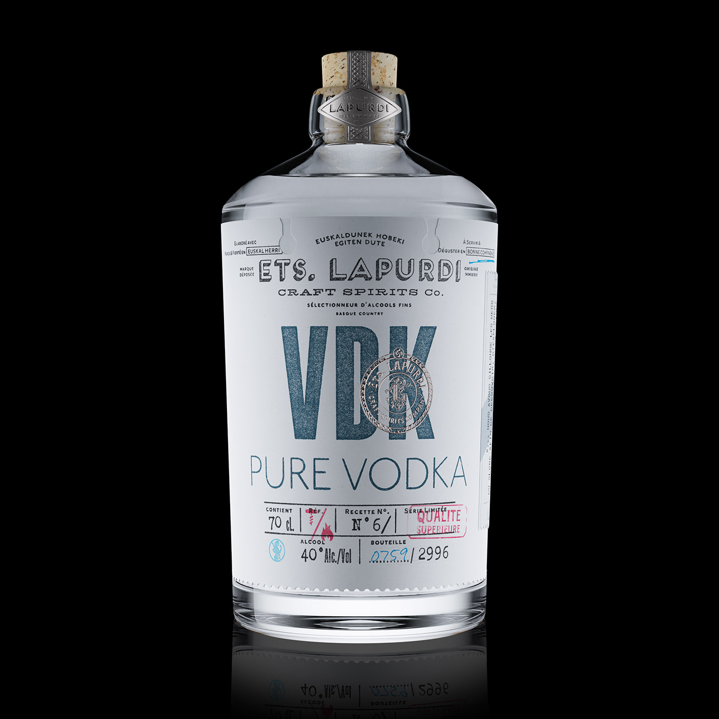 WISKY gin Vodka RHUM craft typography   bottle Packaging branding  alcool