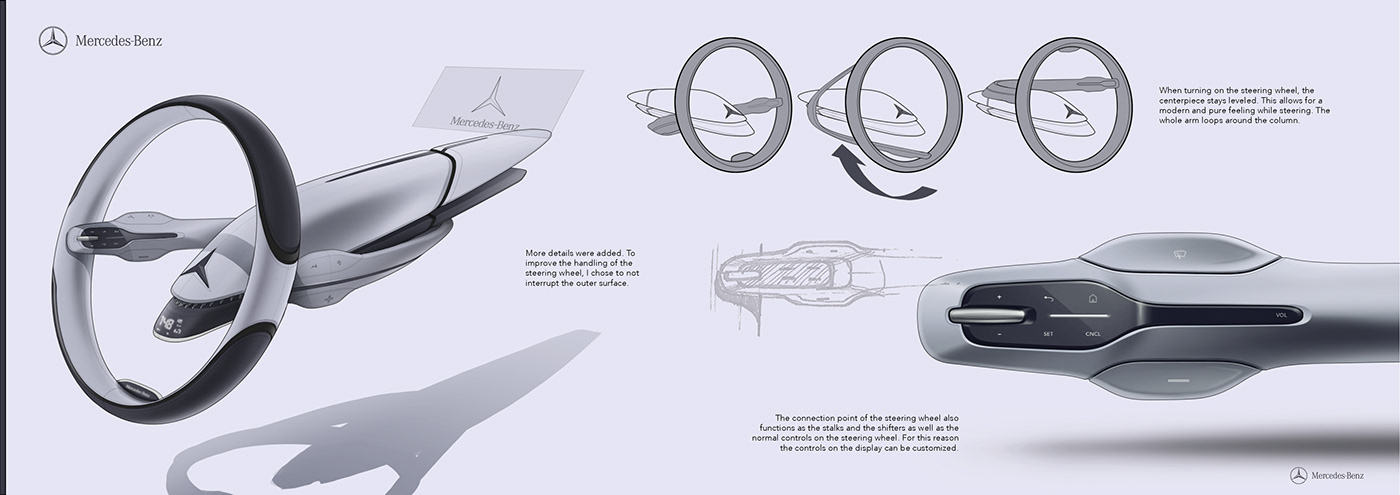steering wheel interior design  Automotive design cardesign sketch exploration