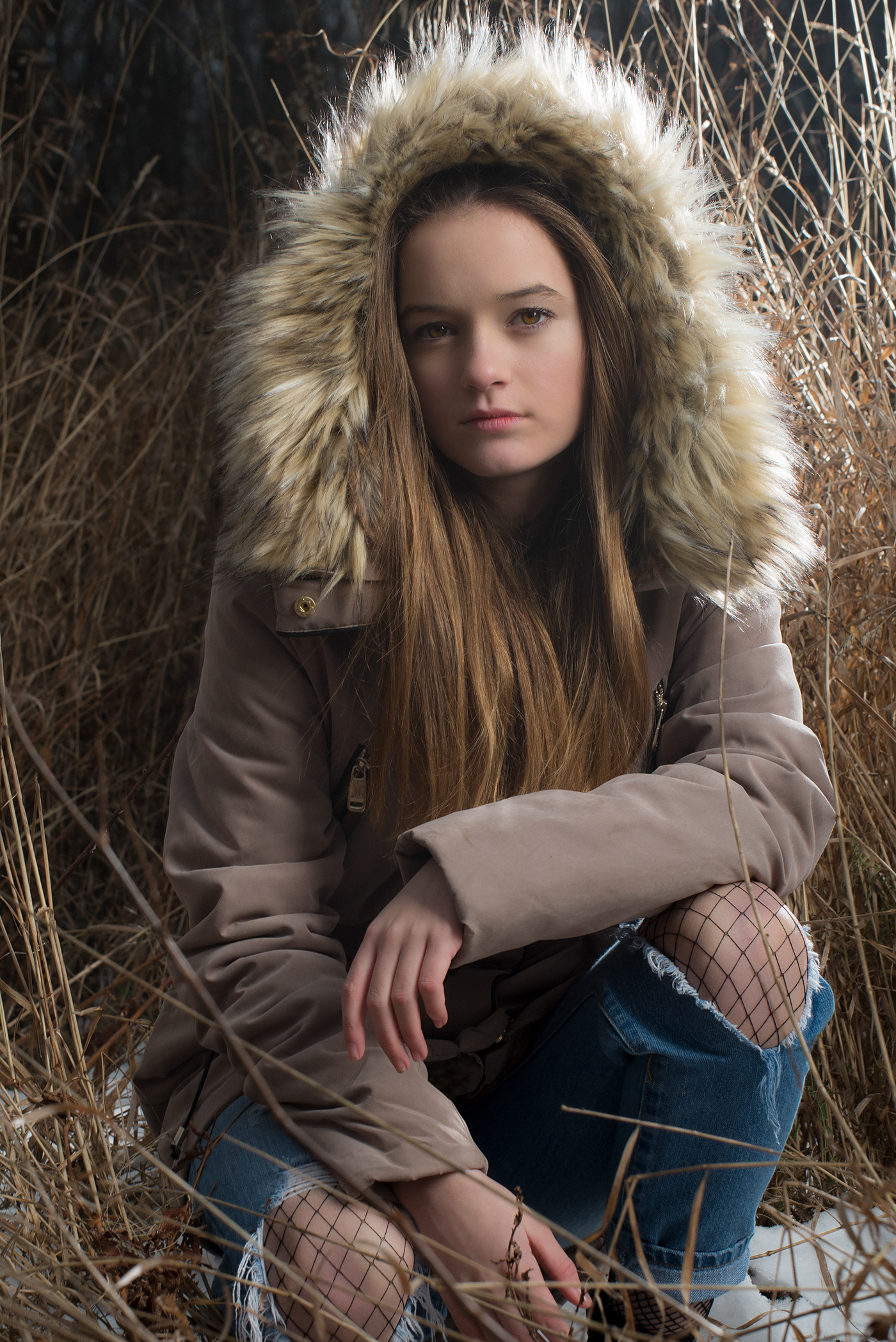 Quebec Nikon portrait winter Fall cold teen