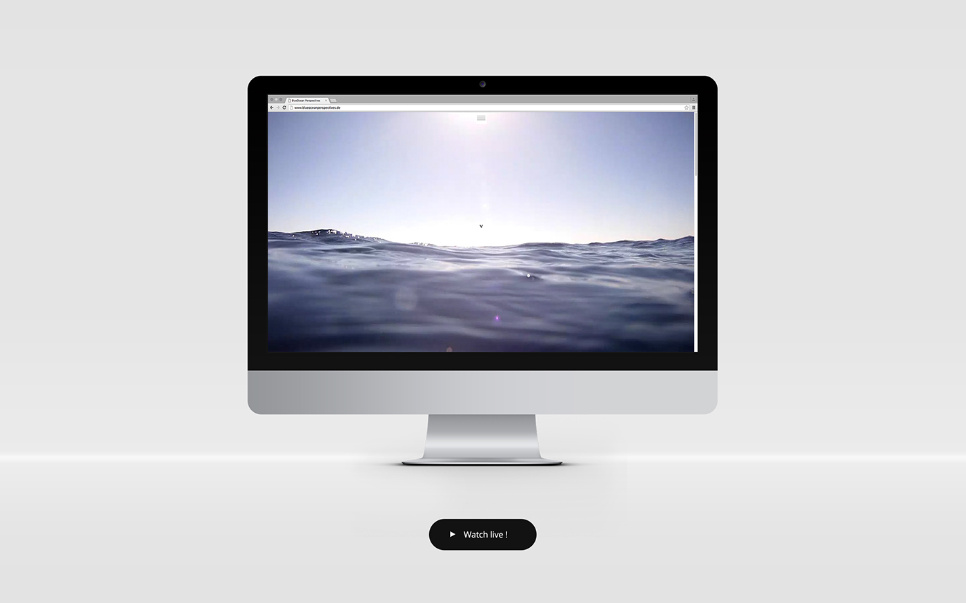 Adobe Portfolio autoplay video gif backgroundvideo loop videography Ocean responsive website minimal webdesign BlueOcean Strategy