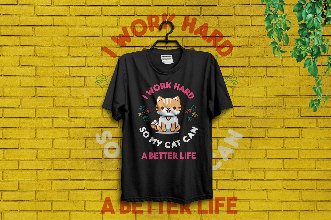 T-Shirt Design cat tshirt pat tshirt design