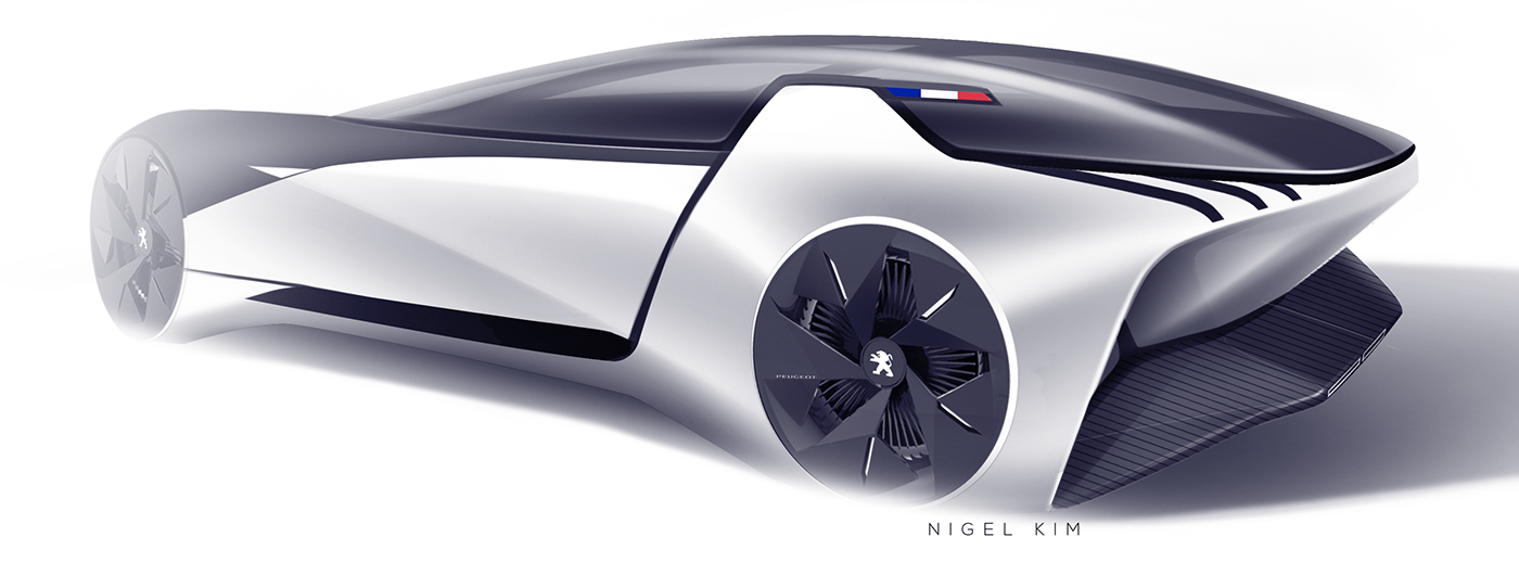 Renderings sketches PEUGEOT alpine BMW car design car sketches Automotive design Corvette