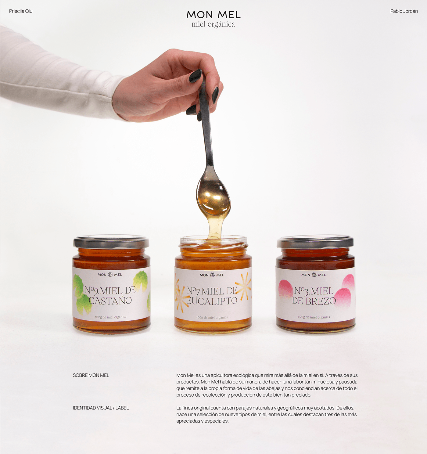 etiqueta honey identidad visual label design Logo Design miel Packaging premium Product Photography visual identity