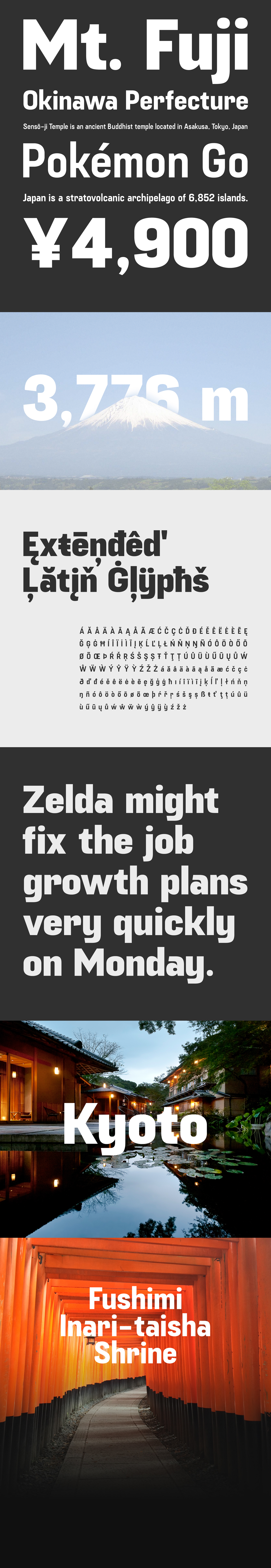 font bold sans-serif geometric minimalist Quality fontface type Typeface