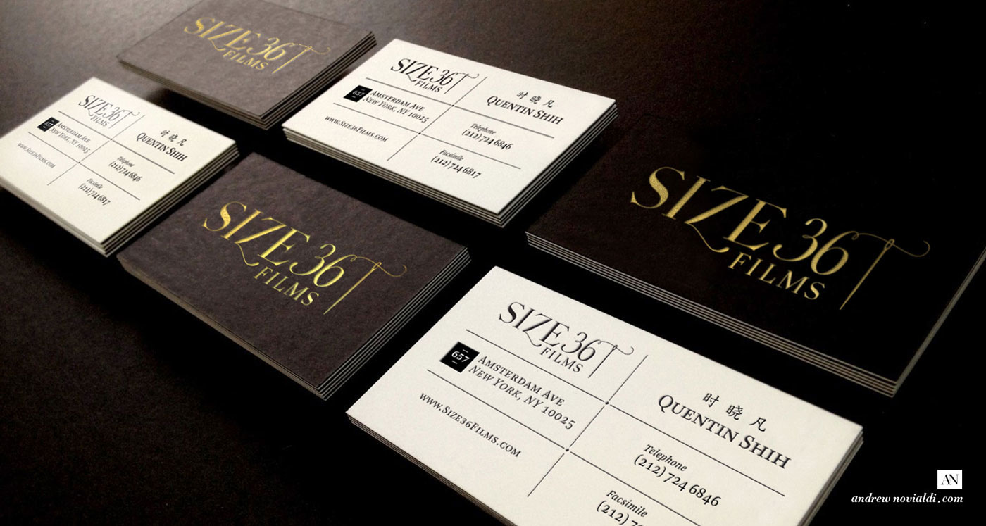 logo Corporate Identity branding  Film   elegant Stationery letterpress Business Cards letterhead Didot