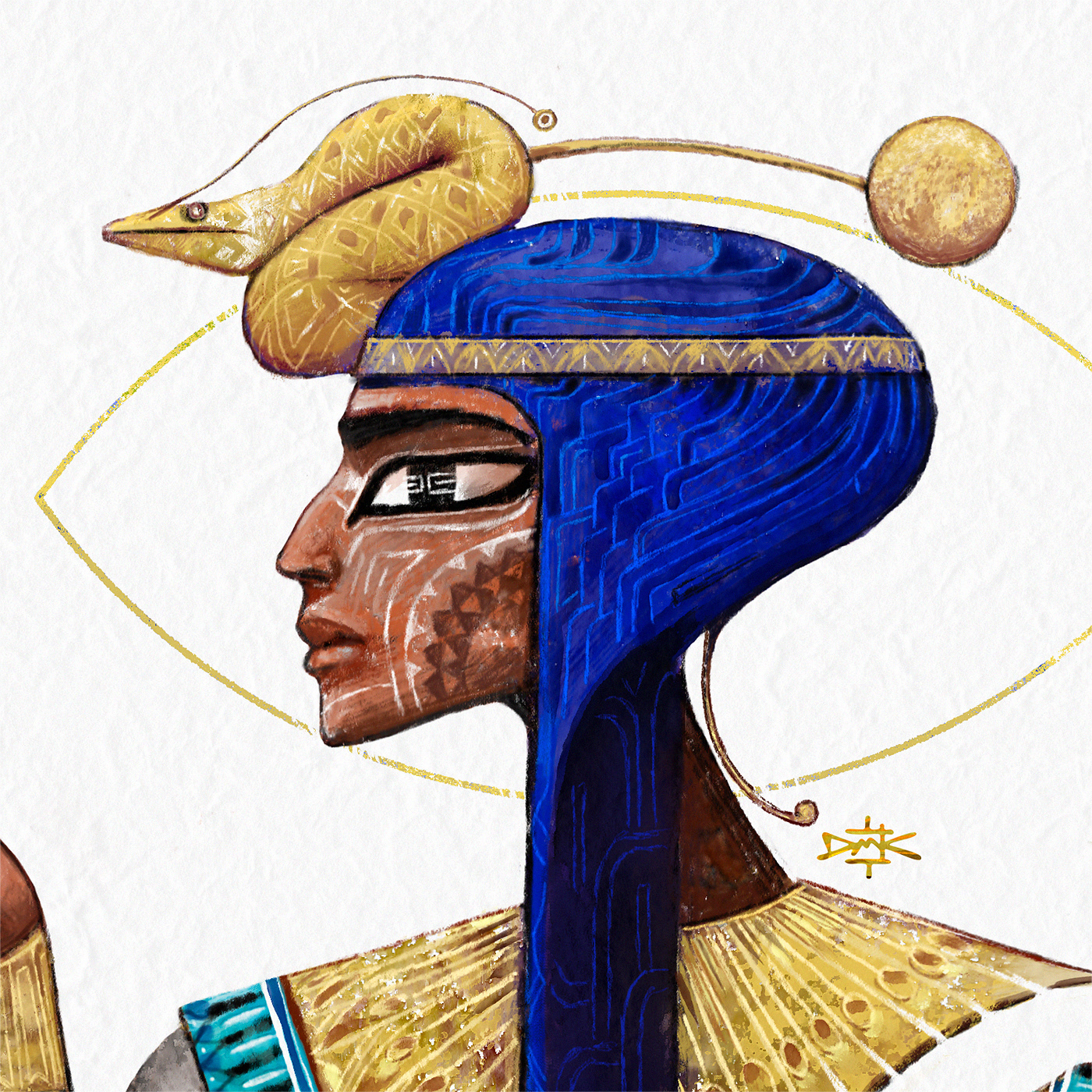 egypt egyptian God gold golden pharaoh power snake War warrior