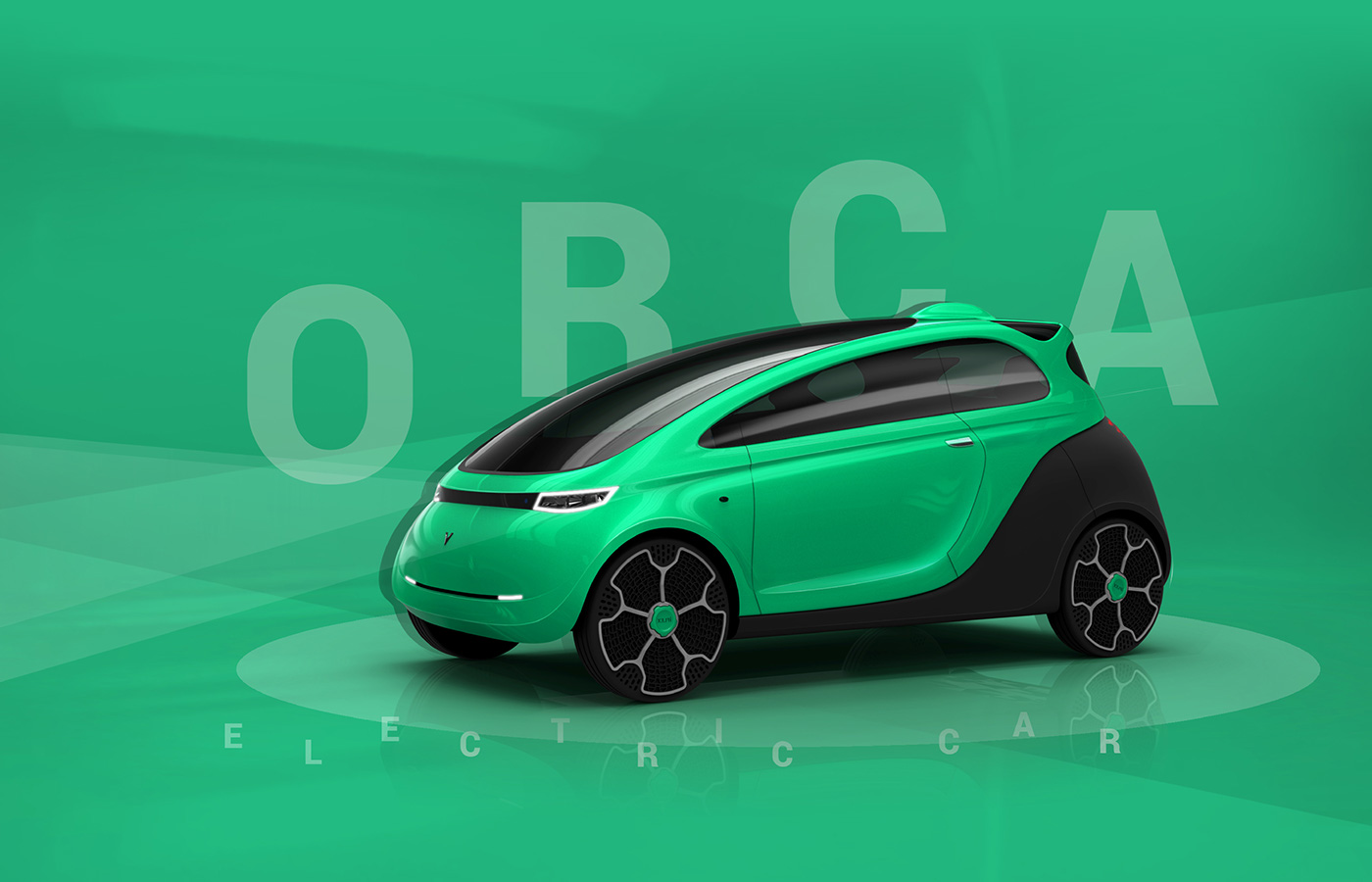 orca car design automotive   electric industrial sketching development Nanoflowcell Autonomous Electric Car electromobile concept car