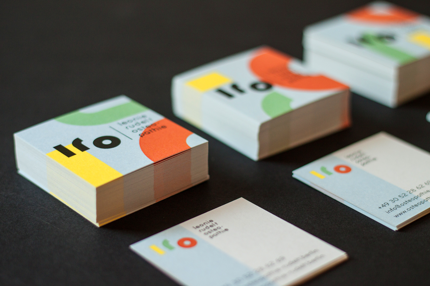 branding  businesscards children Osteopathy toy Health Alessia Sistori color social design stationary