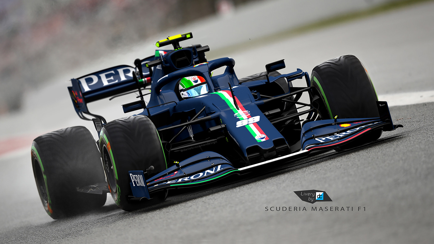 3D Rendering Alias Daniel Crossman f1 Formula 1 maserati photoshop VRED
