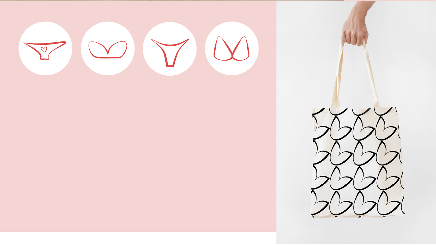 brand diseño gráfico graphic desing identidad visual isotipo lingerie logo portfolio tienda online