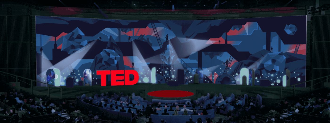 TED 2019: Bigger Than Us - Visuals & Stage Design on Behance